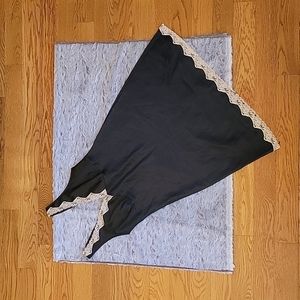 Victoria's Secret Black Satin Night Dress, Women's Medium, Excellent Condition!